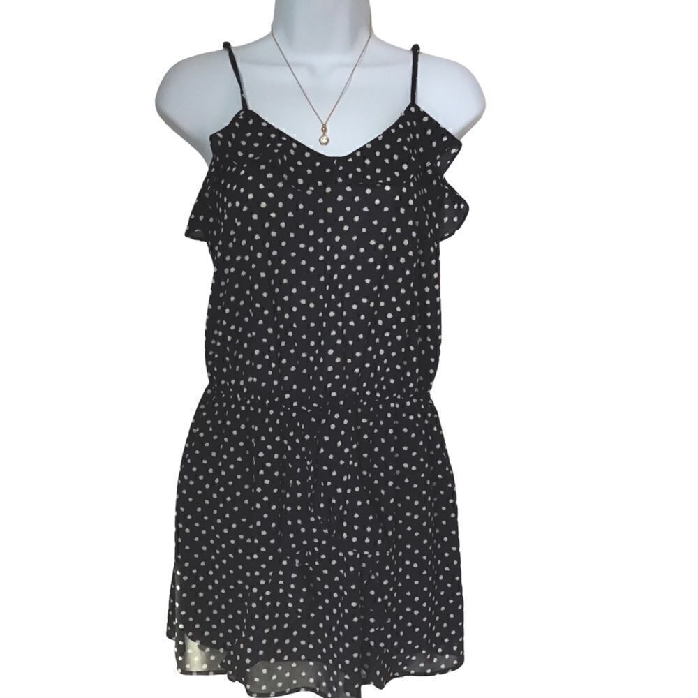Collective Concepts Navy summer strap mini dress S